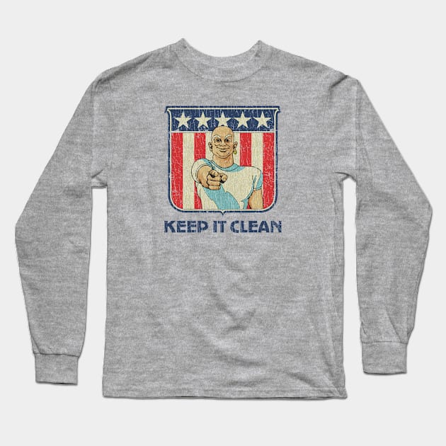 Keep it Clean America 1958 Long Sleeve T-Shirt by JCD666